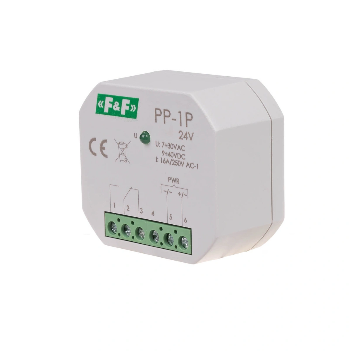 Przekaźnik elektromagnetyczny PP-1P 24V