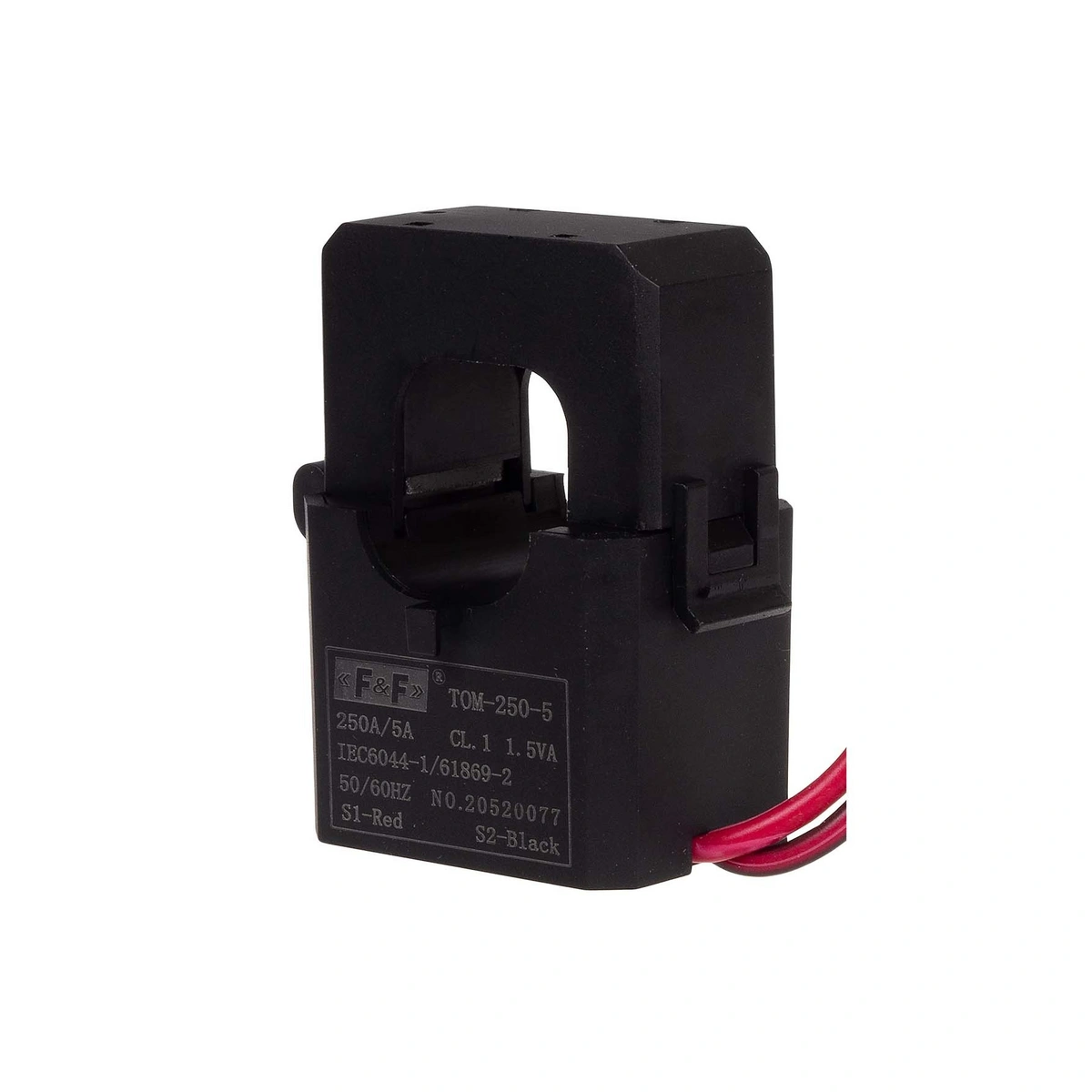 Miniaturowy przekładnik prądowy z otwieranym rdzeniem 250-5A kl.1