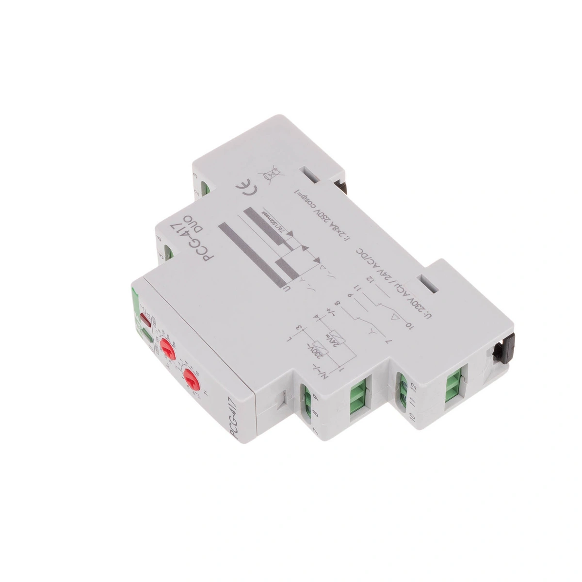 Przekaźnik czasowy PCG-417 230VAC 24V( gwiazda-trójkąt)