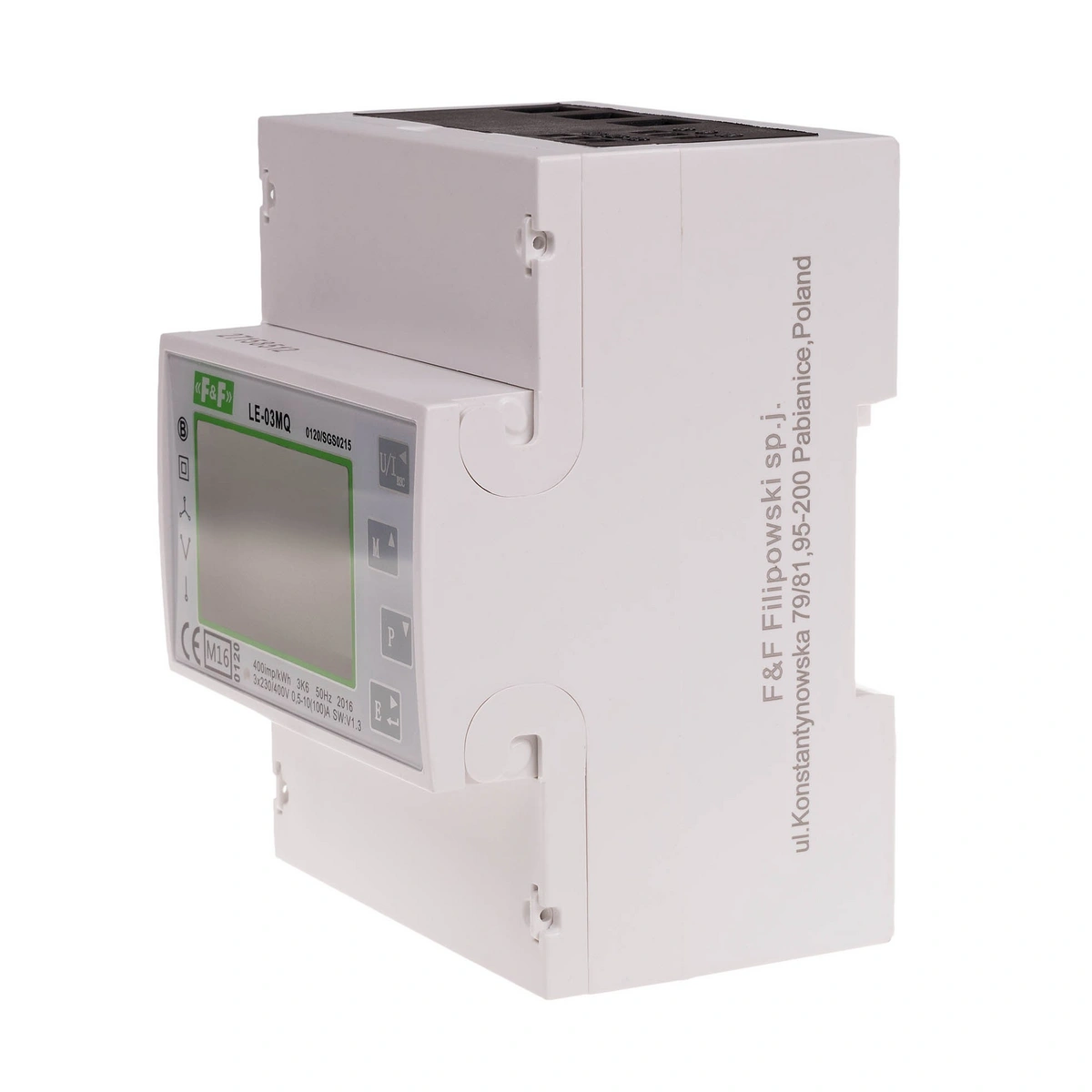 Trójfazowy licznik zużycia energii czynnej i biernej, Modbus RTU, 100(5)A; MID