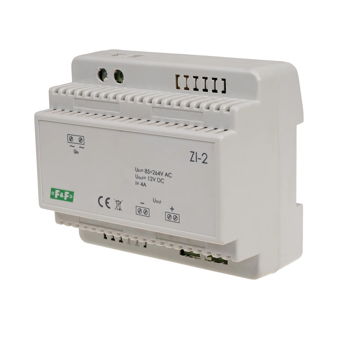 zasilacz impulsowy 12V DC 4A szyna