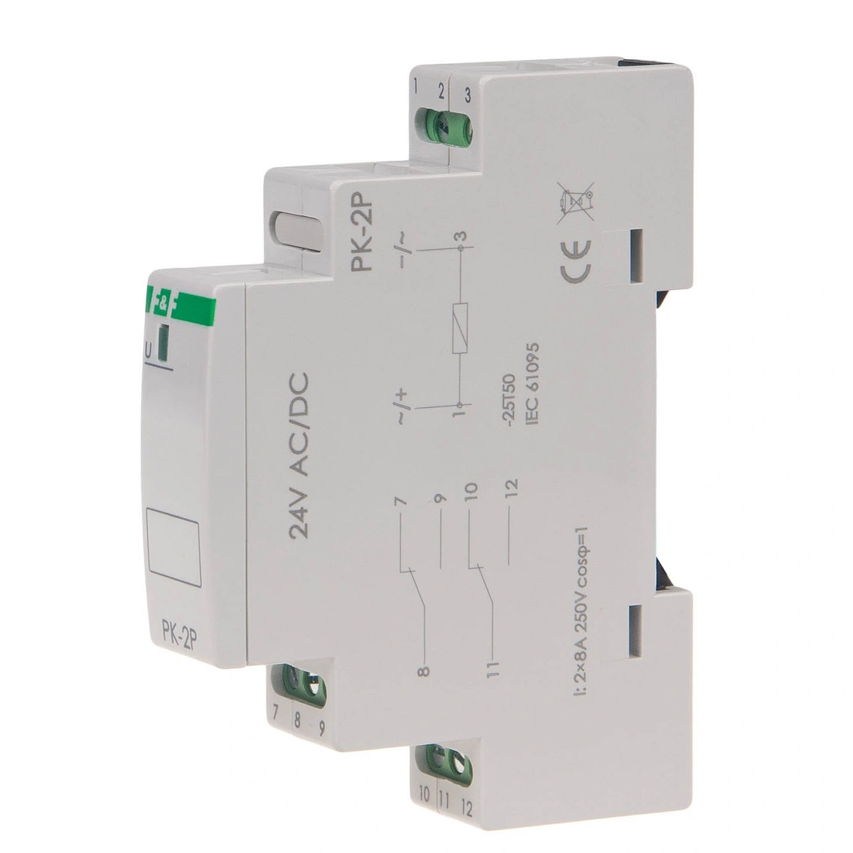 Przekaźnik elektromagn.2P 24V ACDC