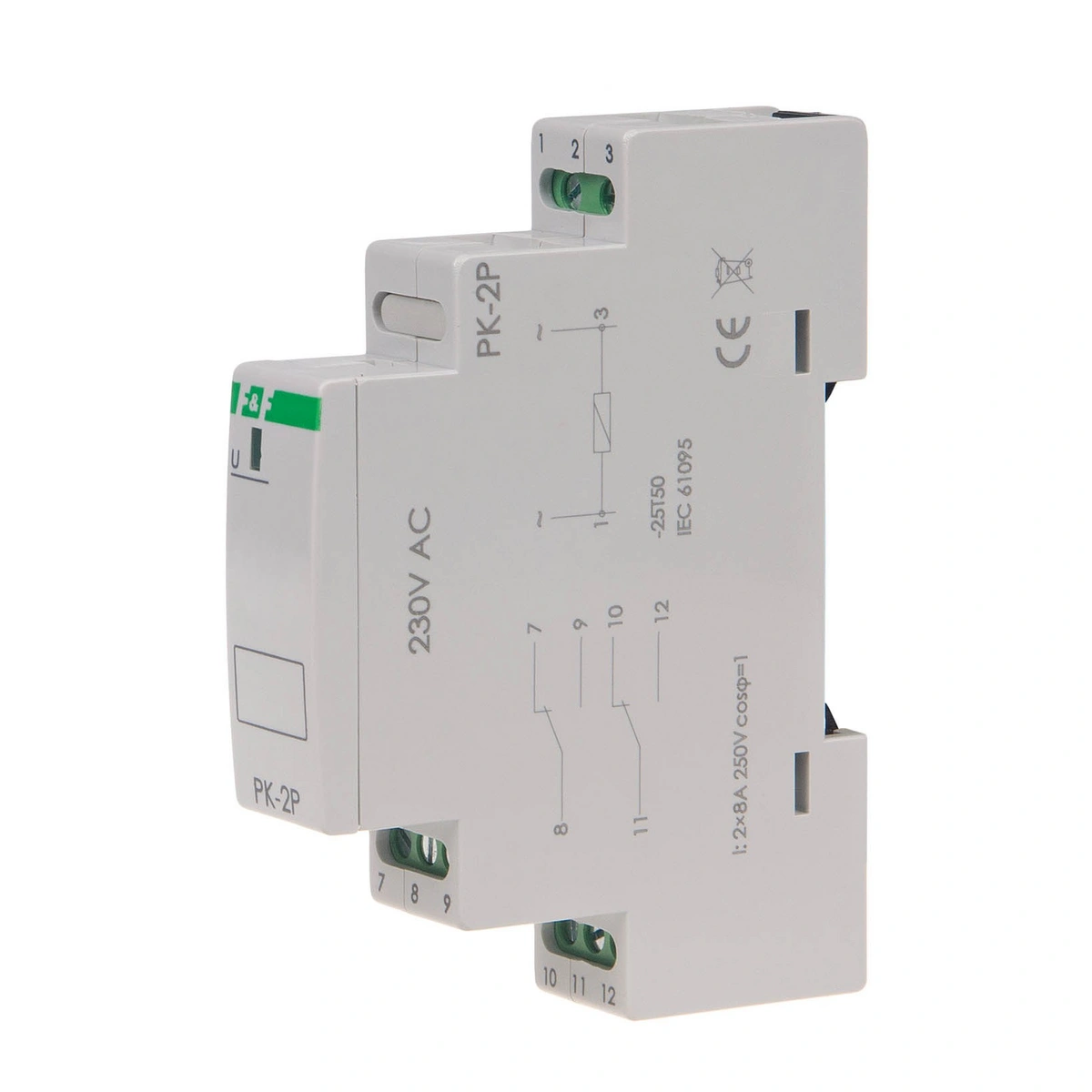 Przekaźnik PK2P 230V 2p. 2x8A
