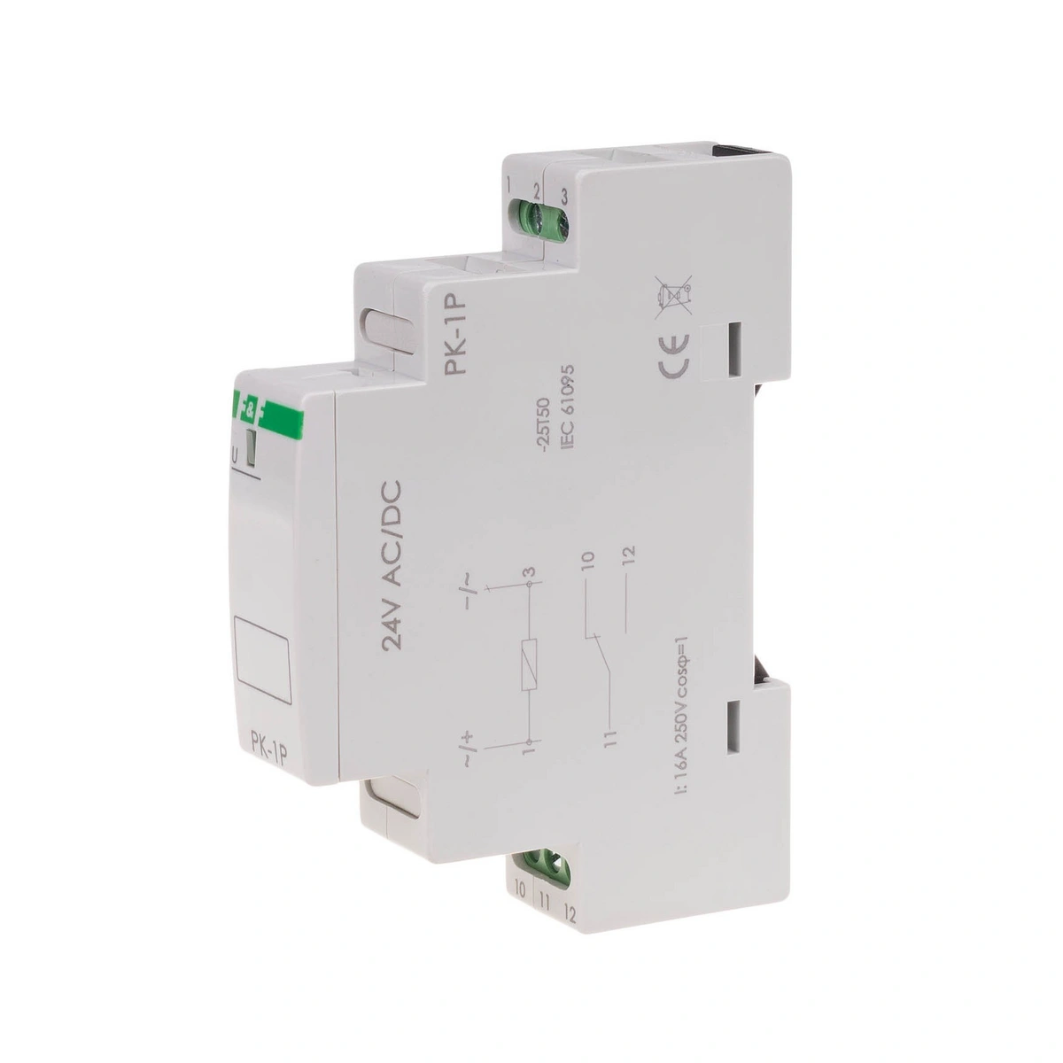 Przekaźnik 24V AC DC 16A styk 1P