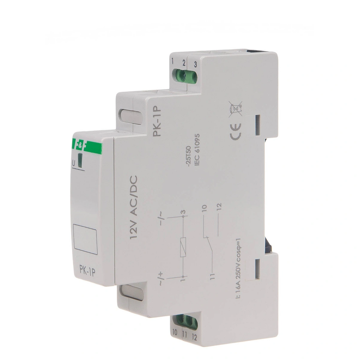 Przekaźnik PK1P 12V AC/DC 1p 16A