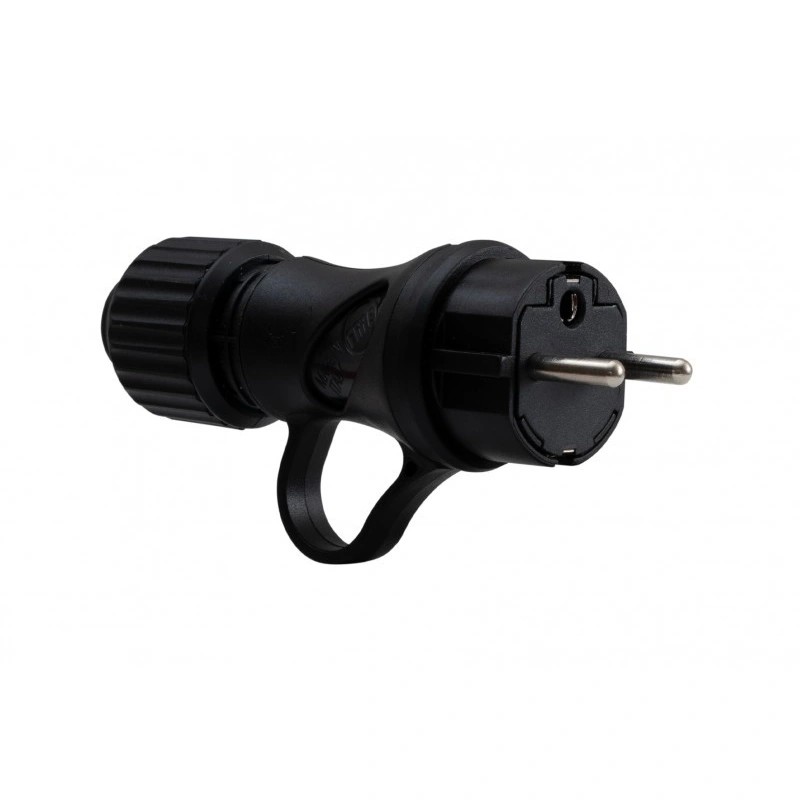 wtyczka gumowa z uchem 16A 230V IP44