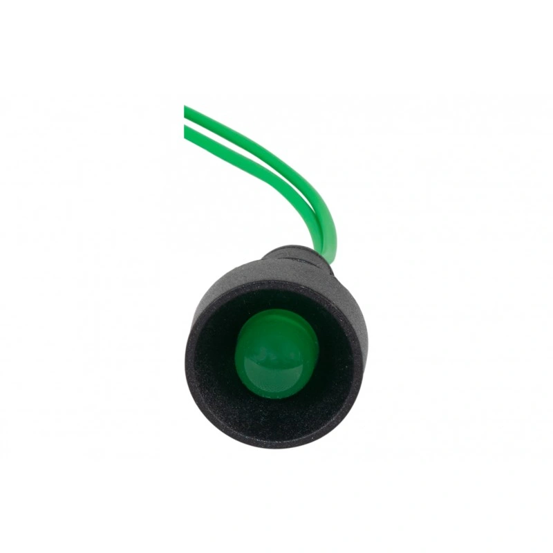 Kontrolka diodowa fi 10mm, 230V zielona IP20