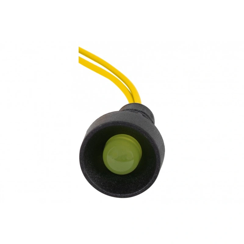 Kontrolka diodowa fi 10mm, 230V żółta IP20