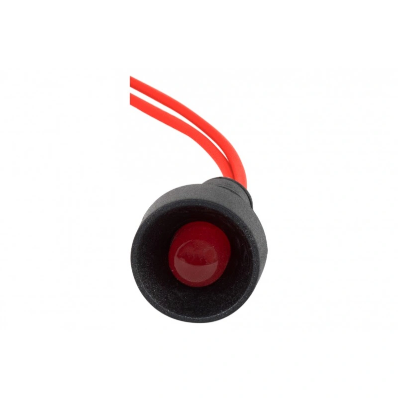 Kontrolka diodowa fi 10mm, 230V czerwona IP20