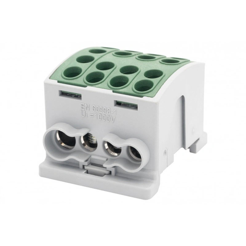 Zacisk HLK 125A-4 (1x35,3x25 / 1x35,3x25) - zielony IP20