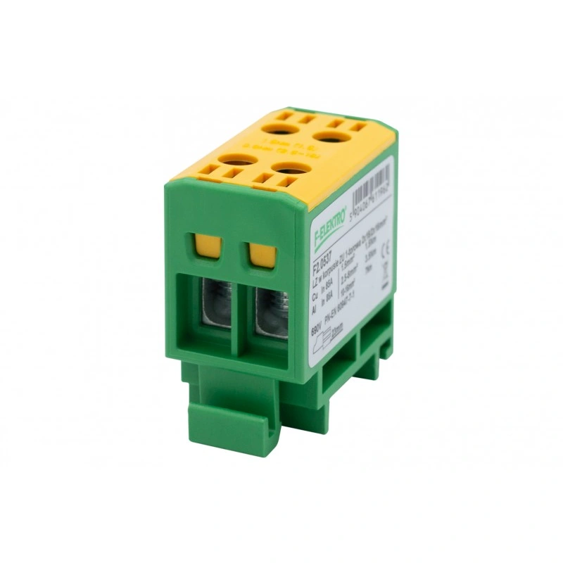 LZ w korpusie ZU 1-torowa 2x16mm2 / 2x16mm2 - Al/Cu żółto/zielona