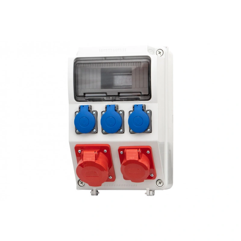 Rozdzielnica CAJA 9M - gniazda 2x32A 5p, 3x230V IP44