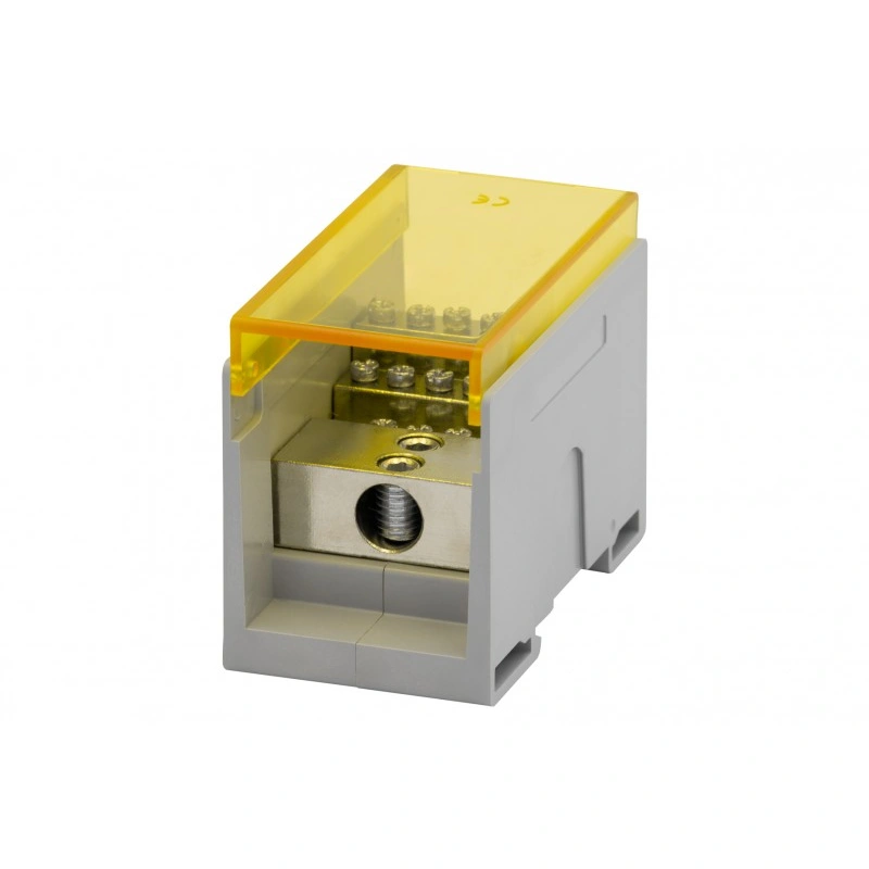 Blok rozdzielczy VBR 400A-16 (1x50 / 16x10) Al/Cu - żółty