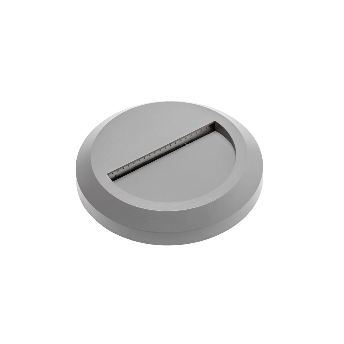 oprawa schodowa LED SILVER OD 2W 100lm 12V DC IP65 120', okrągła, szary, biały ciepły