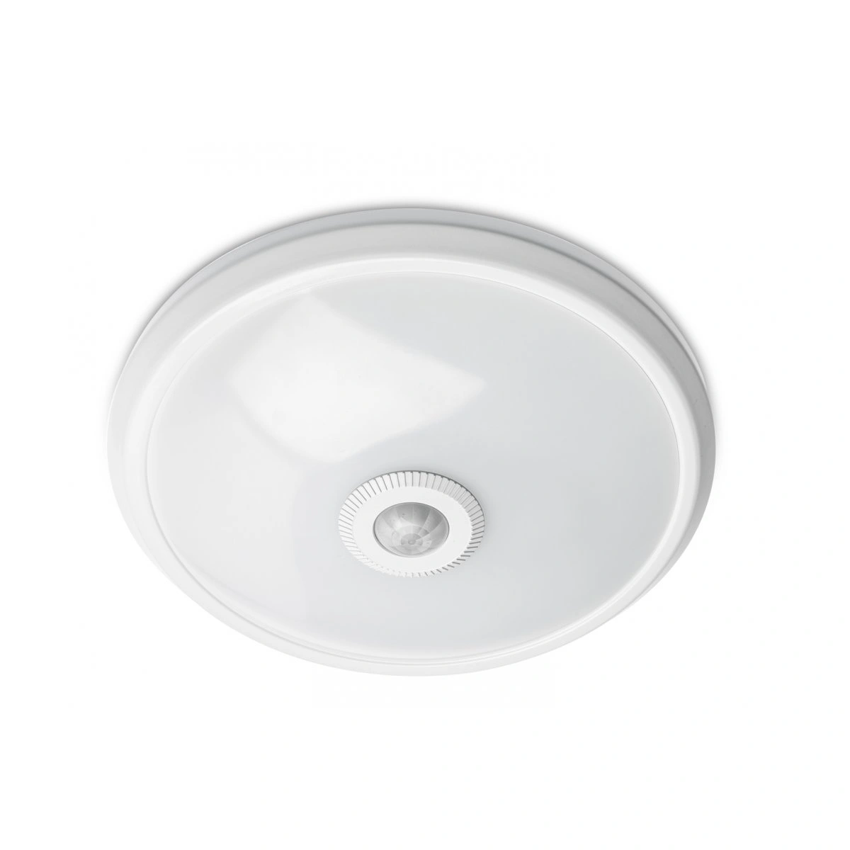 Plafoniera LED ITALIA z czuj.ruchu 12W, 900lm,IP20 230V AC, kąt 360" neutralna biała, biała