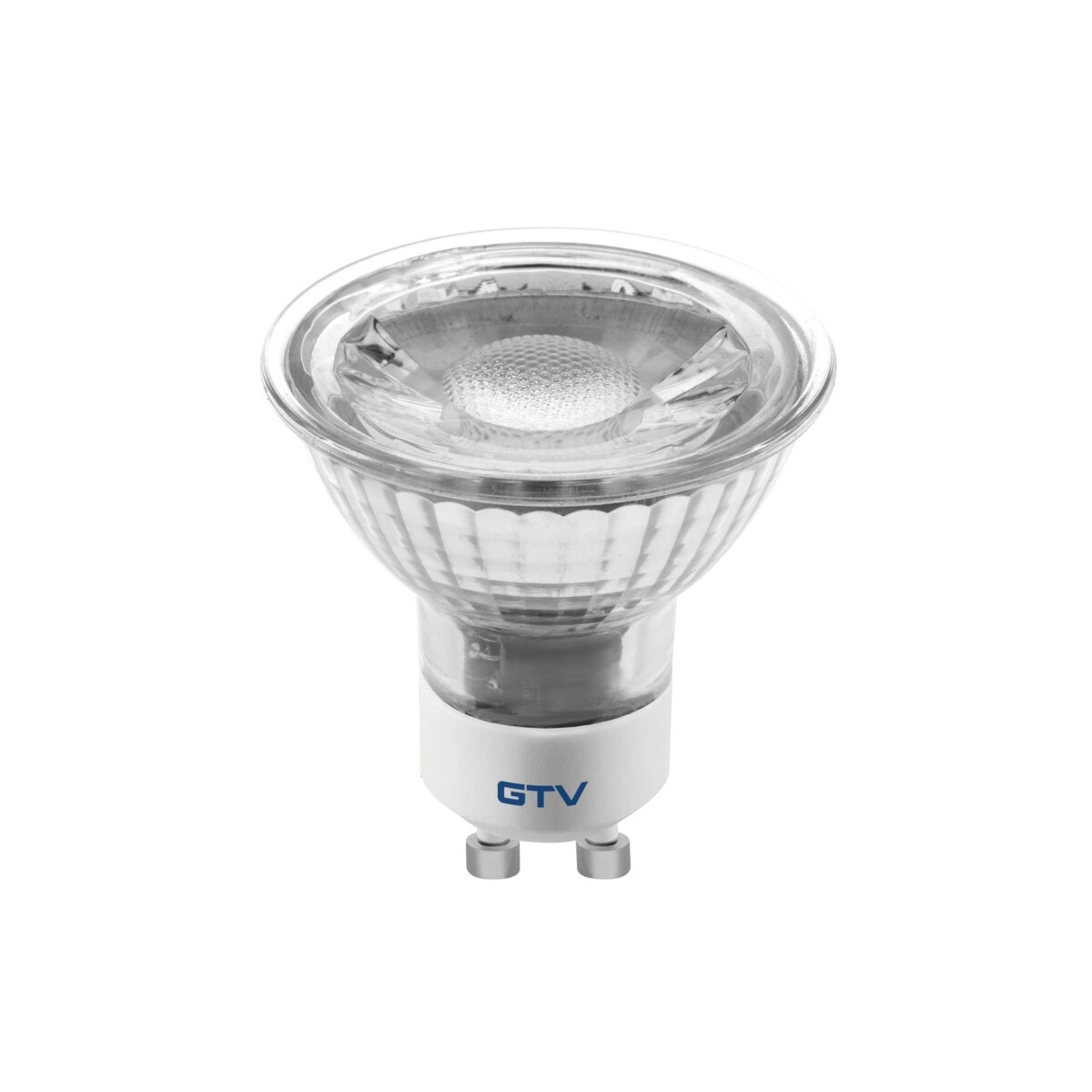 żarówka LED GU10 5W 400lm 38', biały zimny SZKLANA