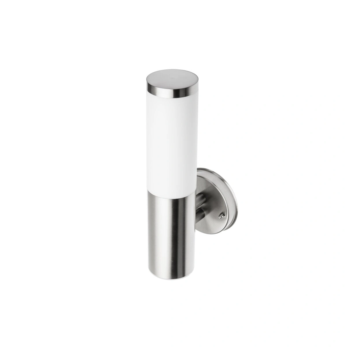 oprawa ogrodowa kinkiet MILAN-A 1xE27 max.40W IP54, inox [kinkiet prosty górny]