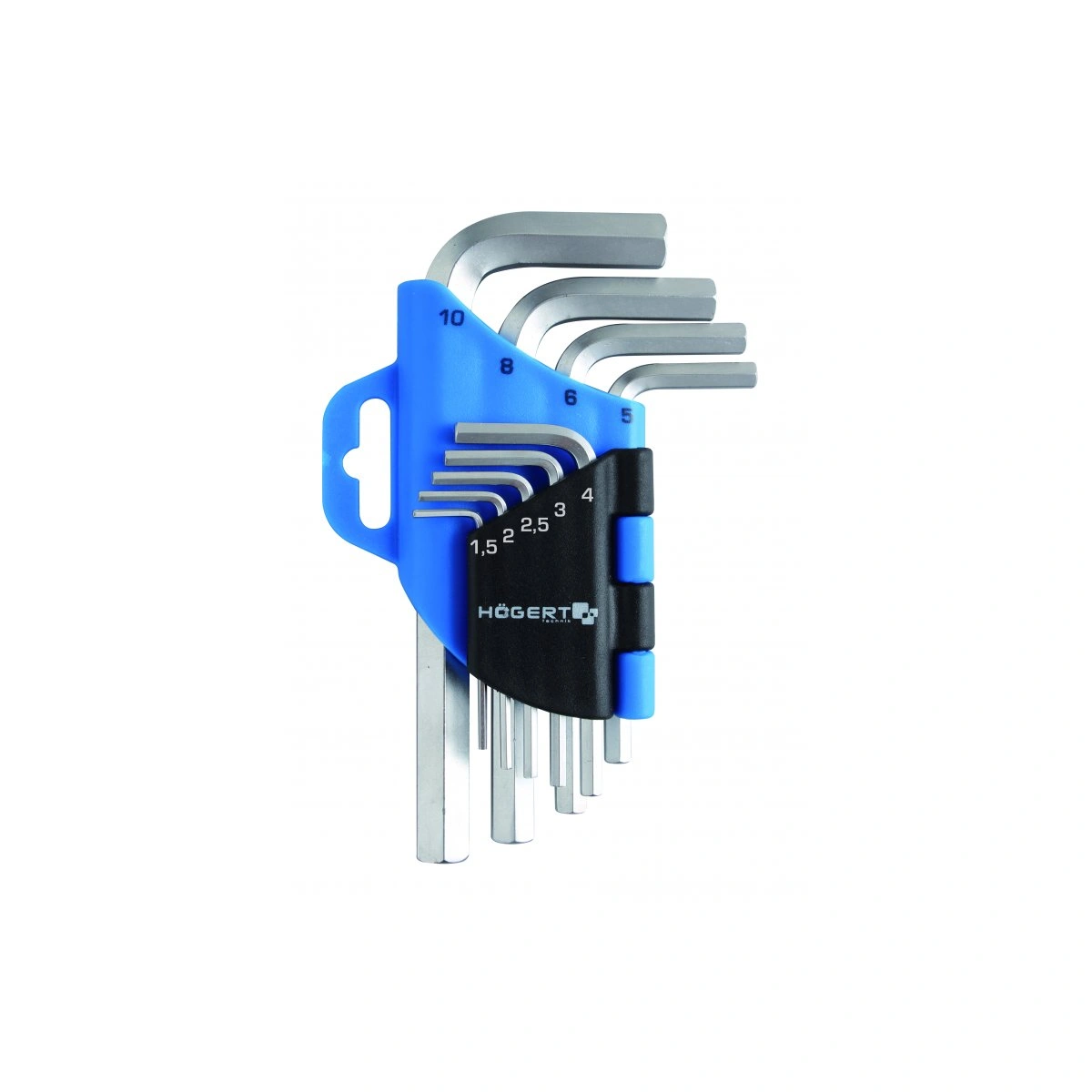 Klucze imbusowe sześciokątne, CrV [9 szt.]