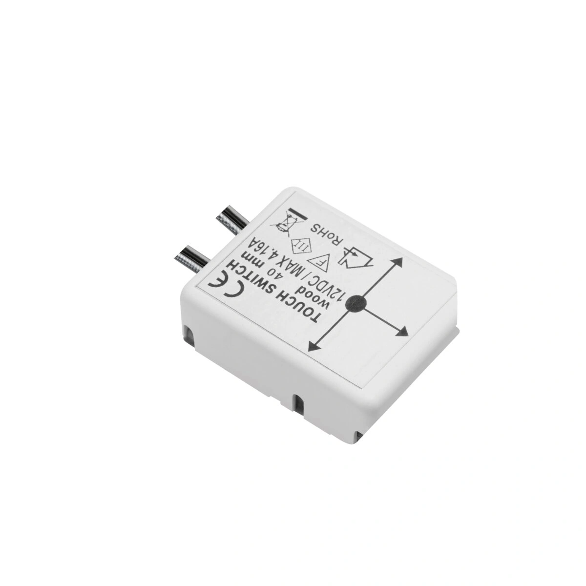 Włącznik bezdotykowy pod balty lub półki drewniane o grubości do 40mm 12V DC [max 50W][przewód 150mm]