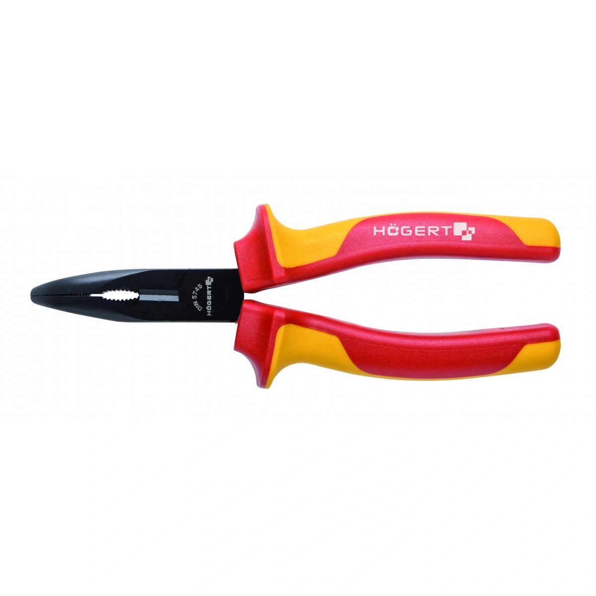 Szczypce wydłużone wygięte 160mm, 1000V, VDE