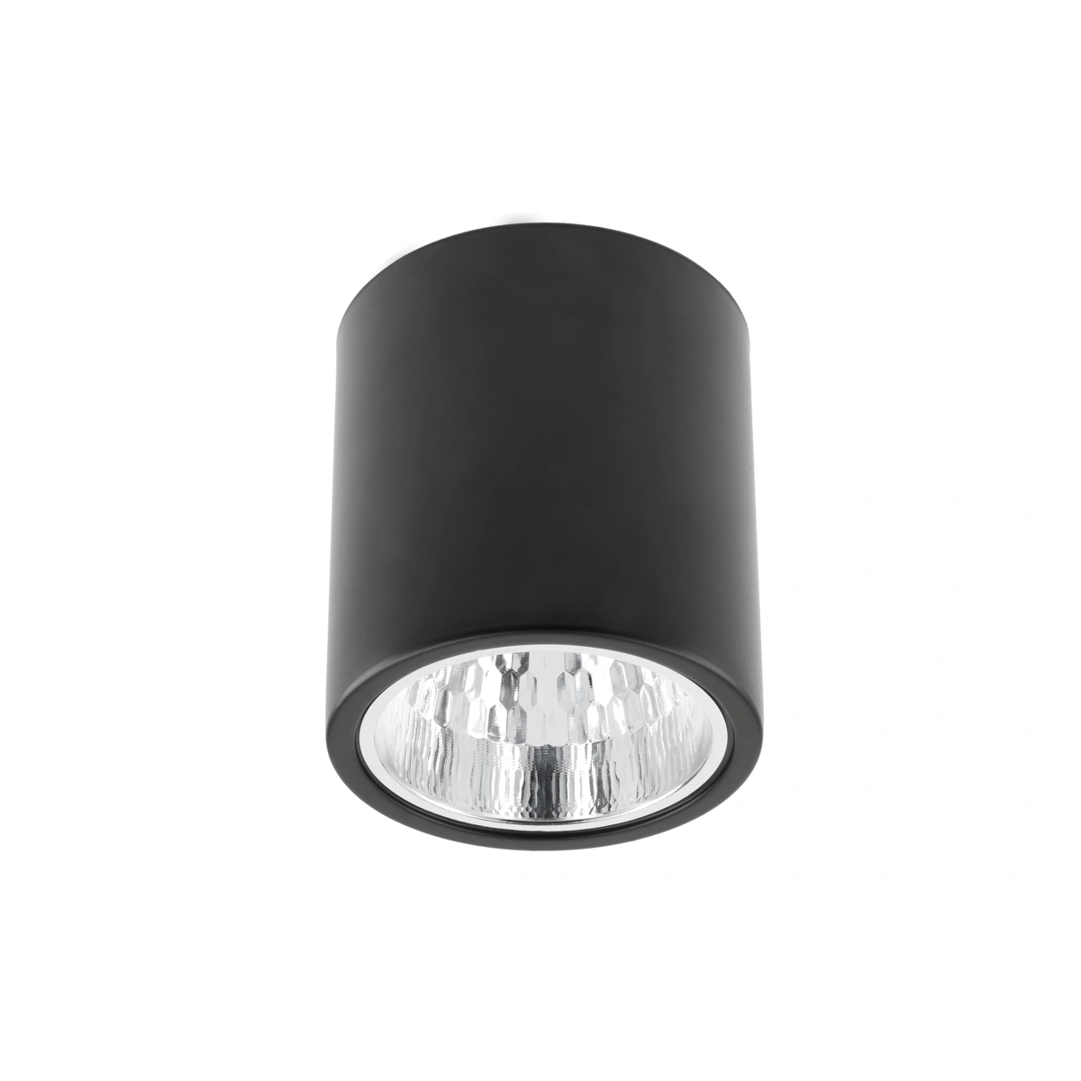oprawa sufitowa okrągła DRAGO 1xE27 wys.148mm, czarny