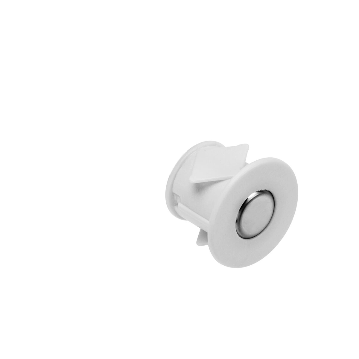 Włącznik dotykowy ściemnialny 12V DC [max 24W][przewód 2x1m][fi 22x16mm][na otwór fi18], biały