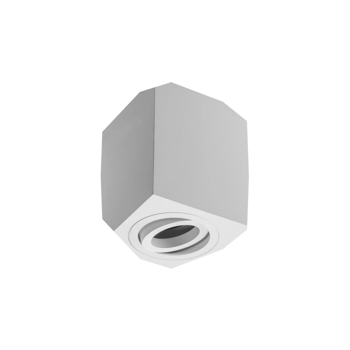 oprawa sufitowa SENSA 90x90x115mm max.50W IP20, kwadratowa, biały