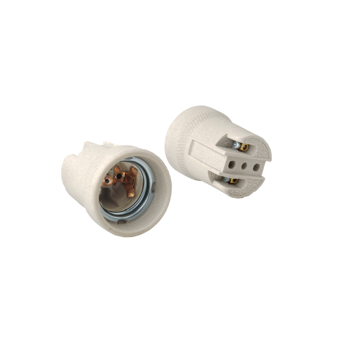 Oprawka ceramiczna E40, biały