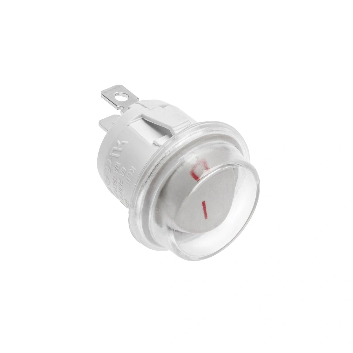 Włącznik kołyskowy okrągły max.1300W 230V IP44, biały
