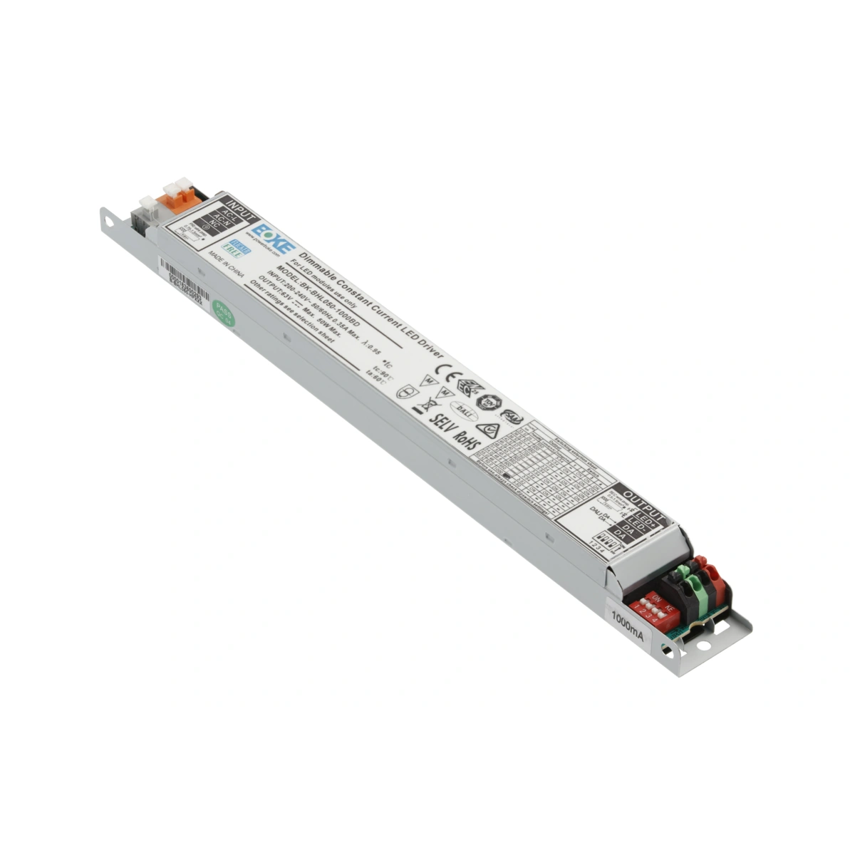 zasilacz LED stałoprądowy DALI 550-1000mA 3-54V SELV klasa 1, BOKE