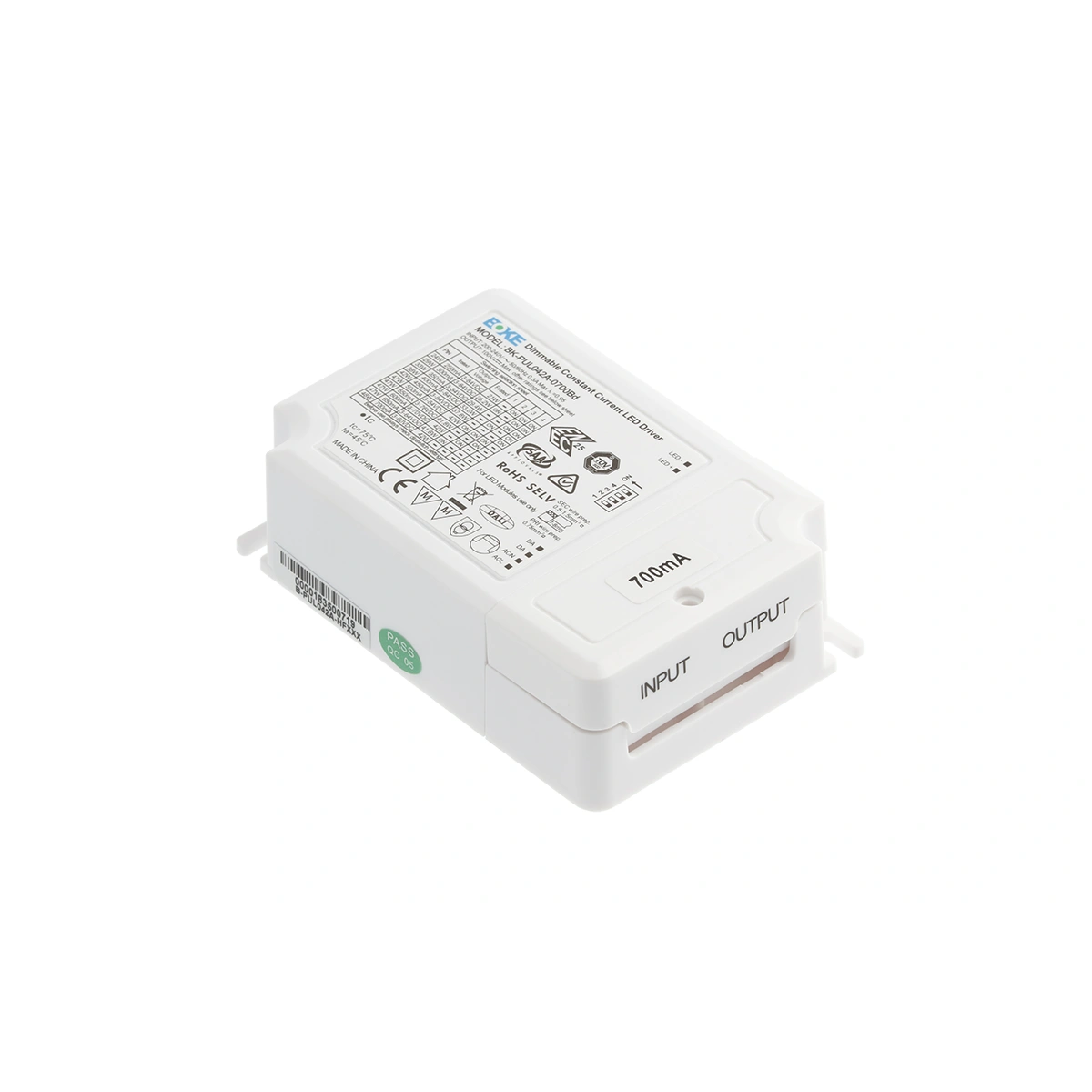 zasilacz LED stałoprądowy DALI-PUSH-1-10V 250-700mA 3-84V SELV klasa 2, BOKE