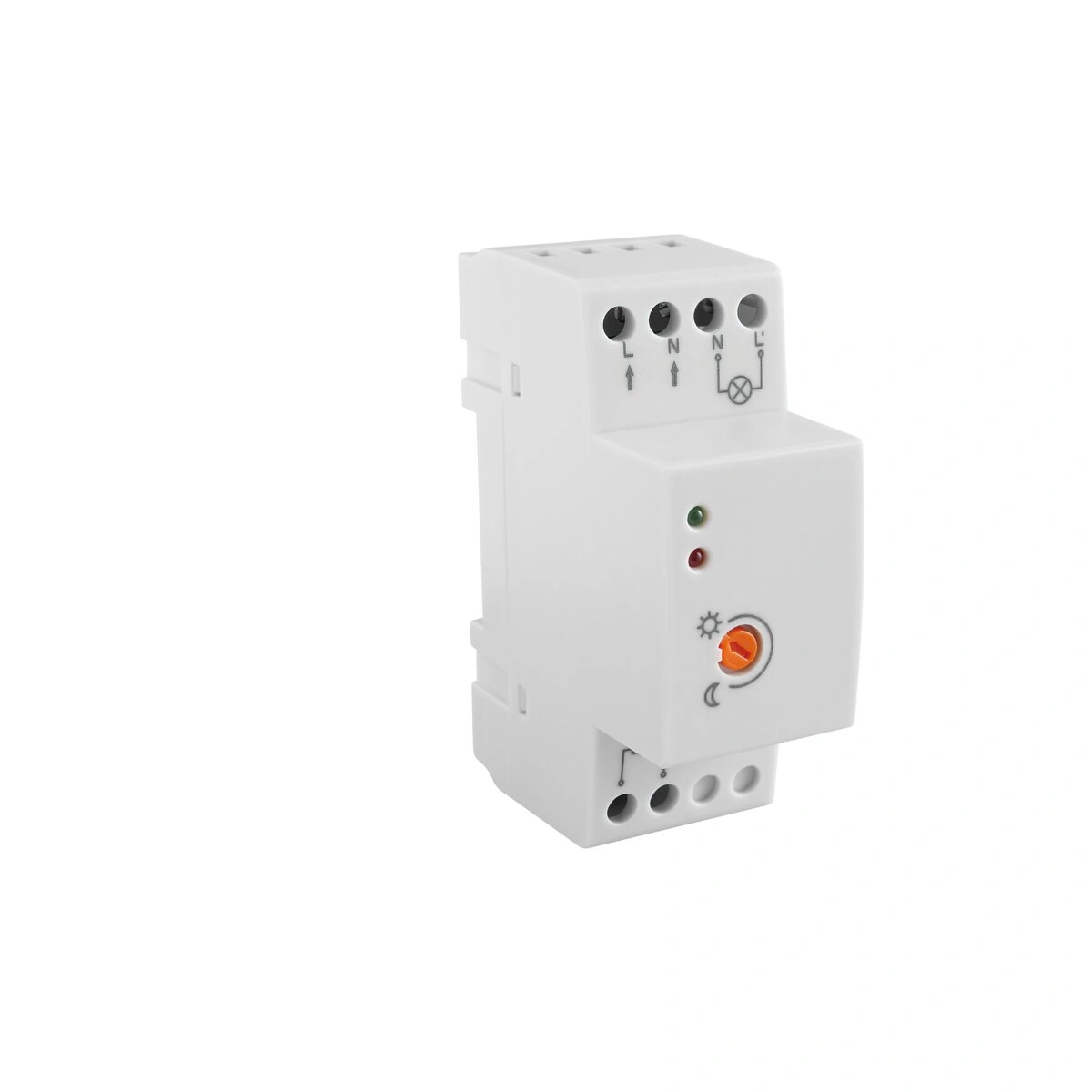 czujnik zmierzchu CZ-1 IP65 max.4800W, biały [mocowanie na szynę, sonda 0,9m]