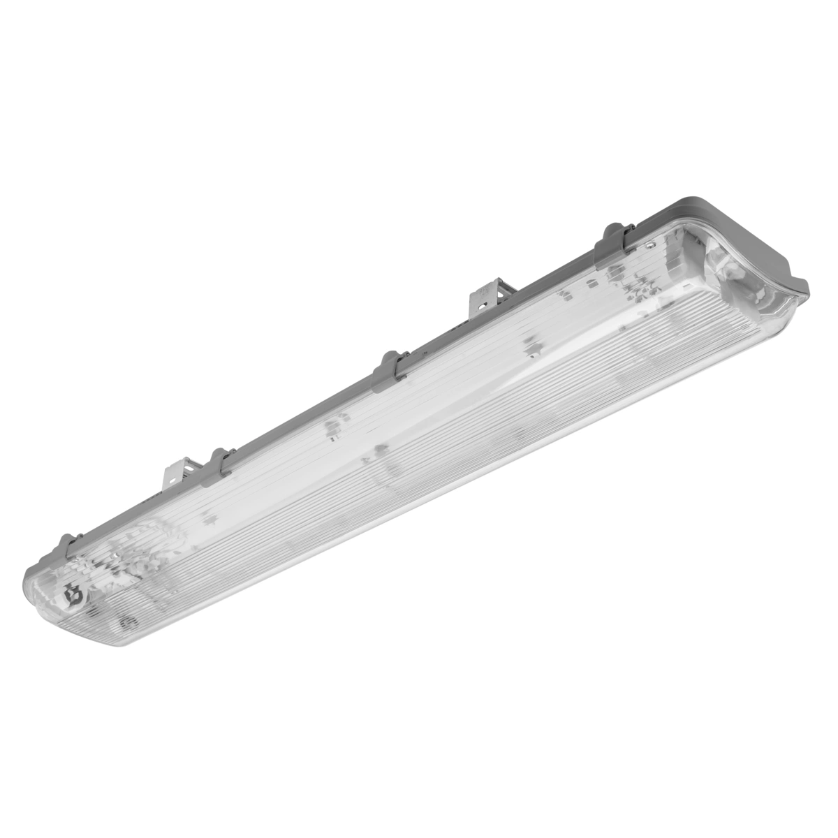 oprawa hermetyczna do LED 2x60 T8 G13 IP65 IK06, szary G-TECH