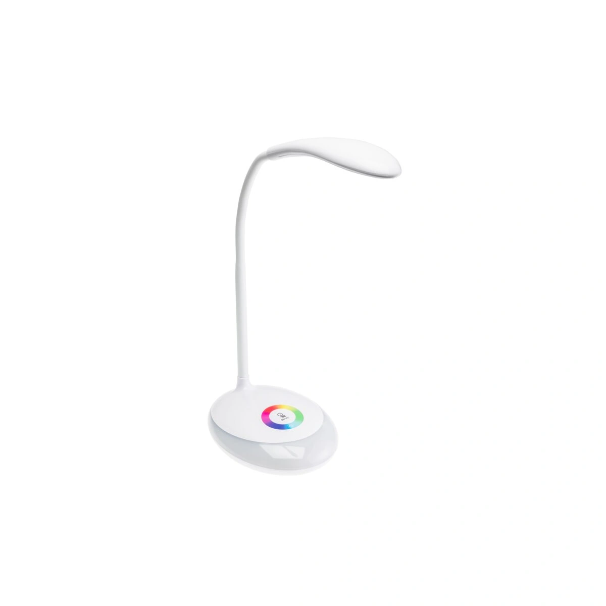 Lampka biurkowa LED 3W 120lm GALACTIC LED, biały, biały neutralny [podstawa RGB, ładowarka USB]