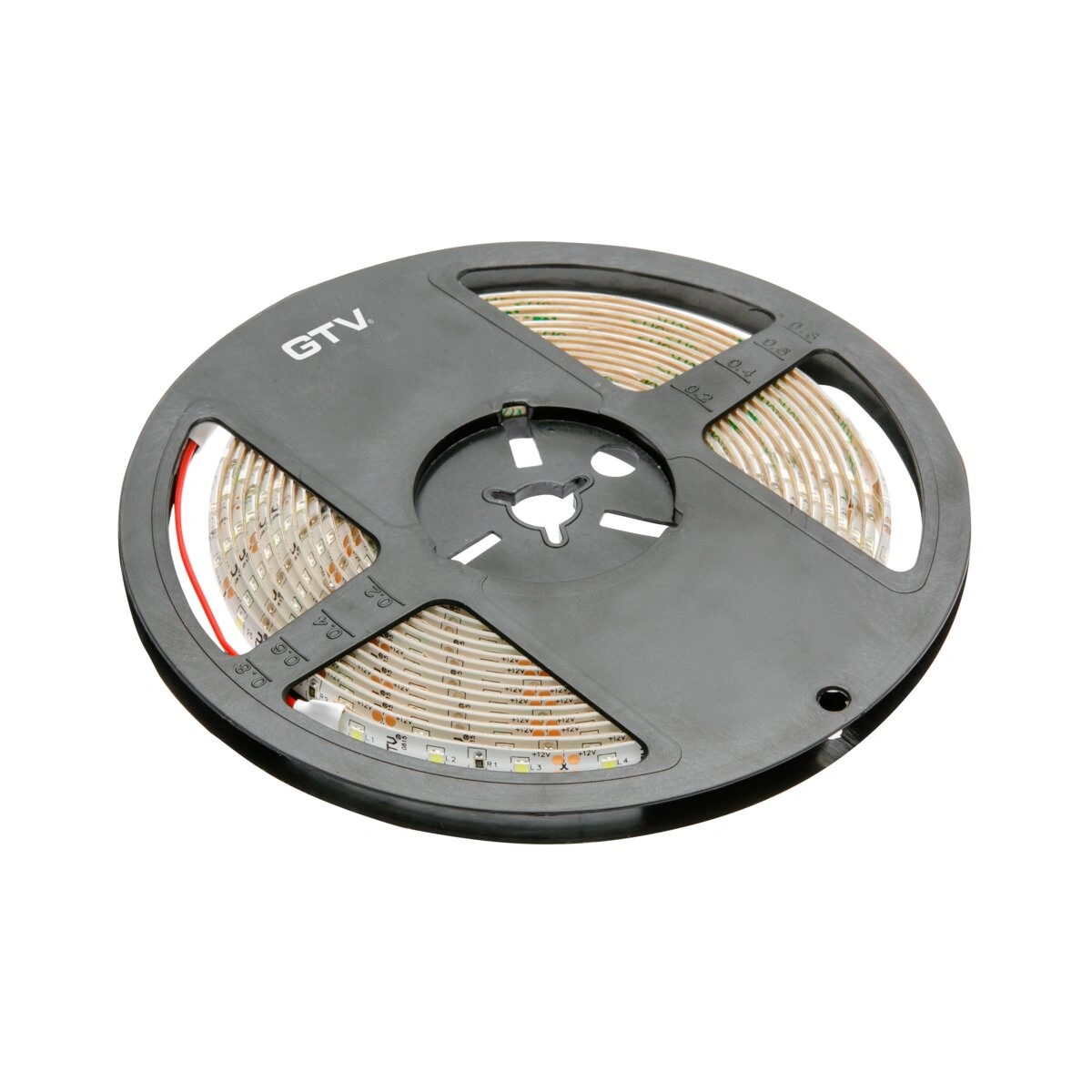 Taśma LED 33W 6,6W/mb, 730lm/mb, IP65, biały ciepły [rolka 5mb] GTV