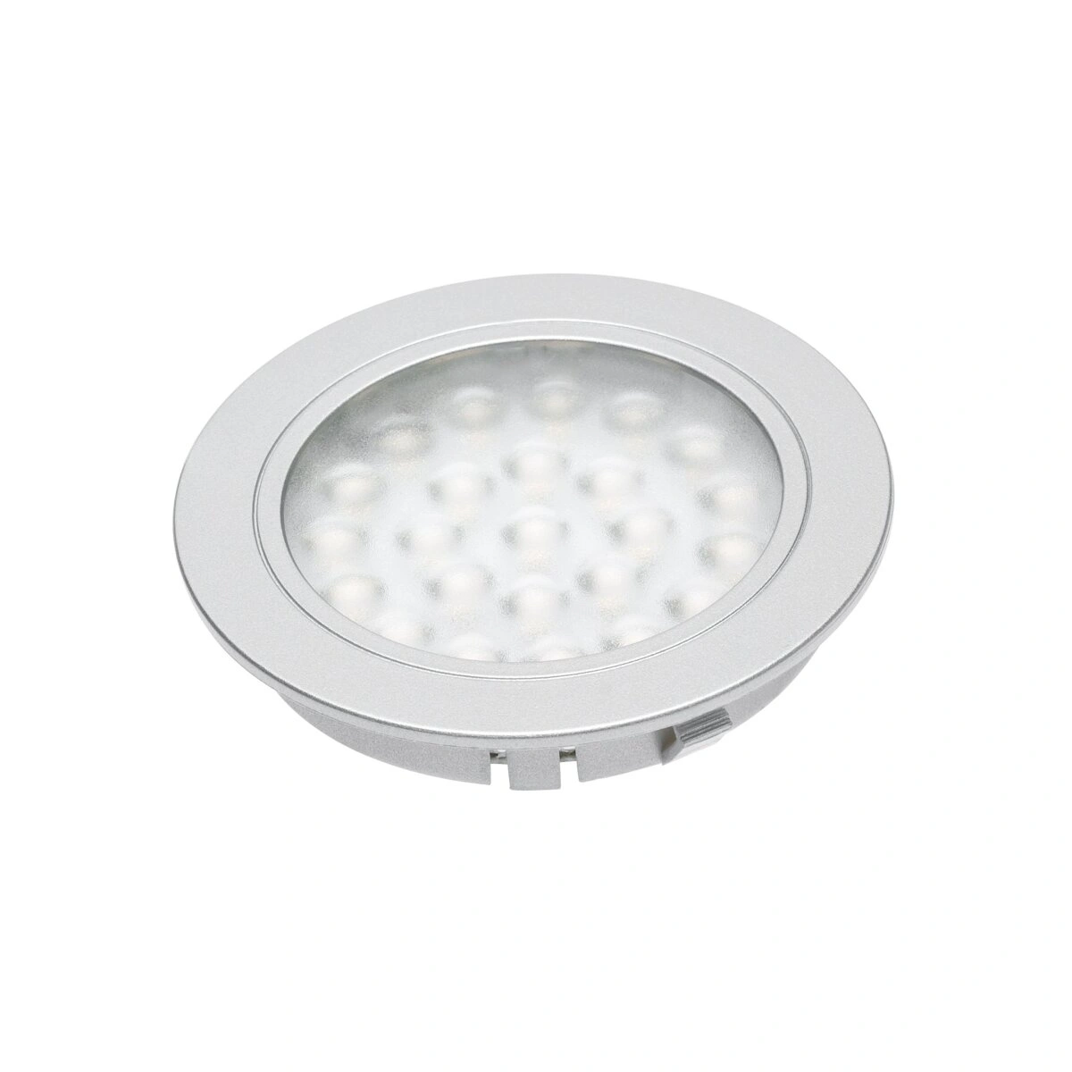 oprawa meblowa LED ALVARO wpuszczana 1,7W 12V, aluminium, biały neutralny [z przewodem 2m]