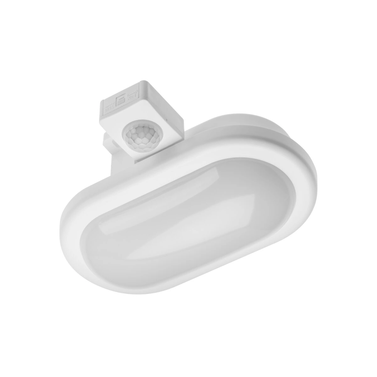 oprawa kanałowa owalna LED DELTA OR 6W 400lm IP54 IK09, biały, biały neutralny [z czujnikiem ruchu]