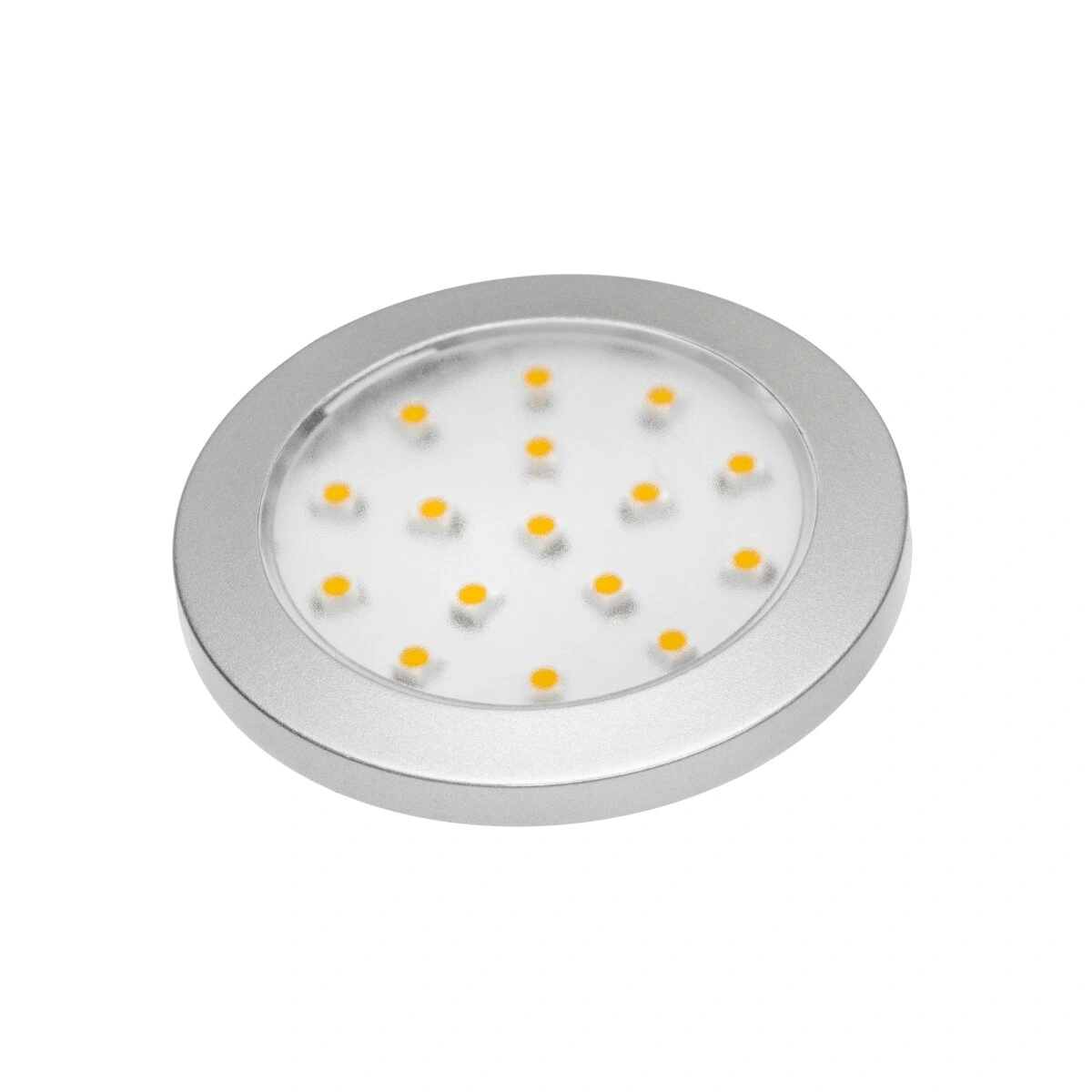 oprawa meblowa LED LUMINO 1,5W 85lm, srebrny, biały zimny [z przewodem 2m]