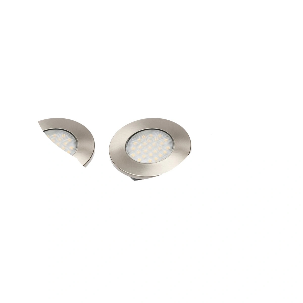 zestaw trzech opraw meblowych LED BARRI PLUS 3x1,5W 3x80lm, aluminium, biały ciepły