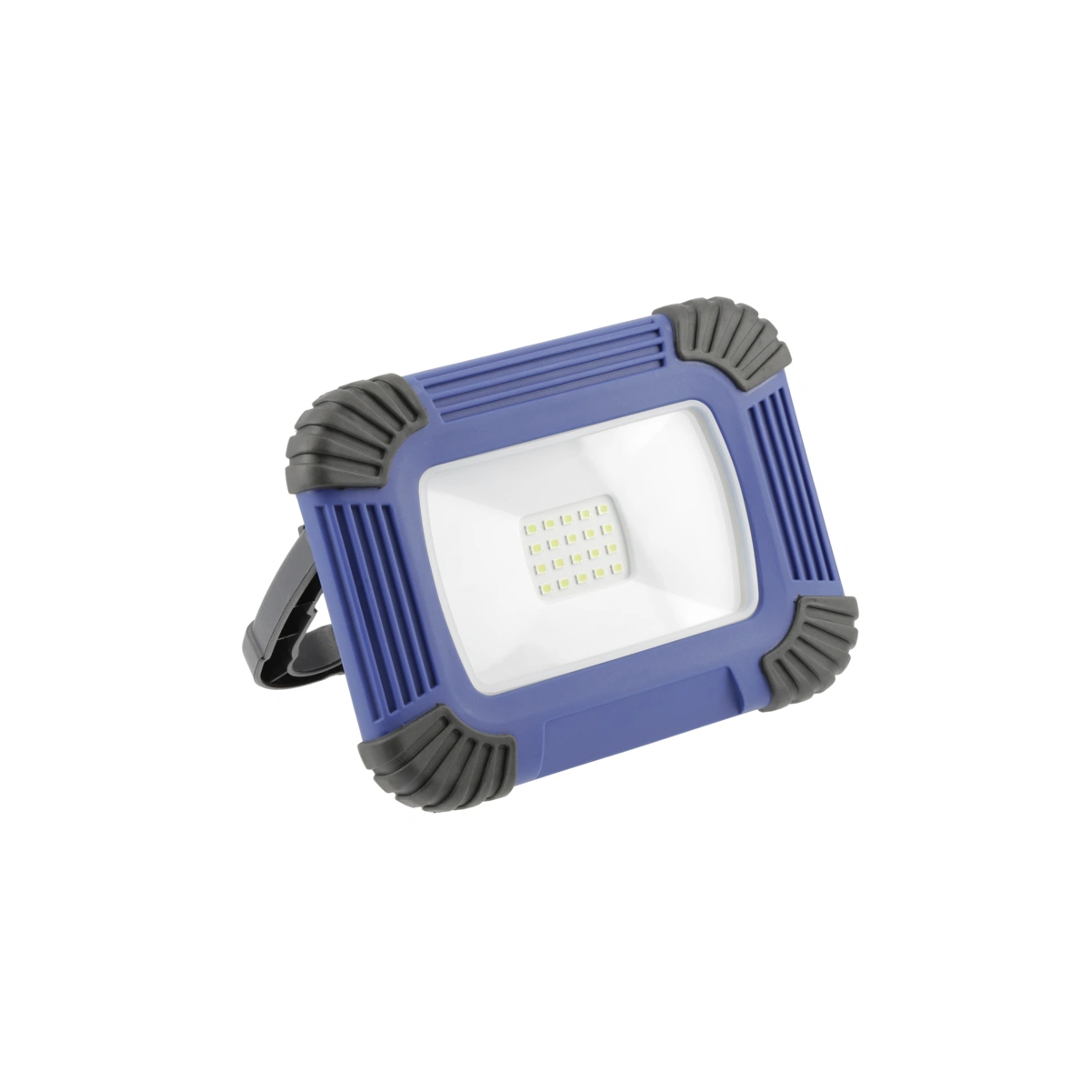 Naświetlacz LED 10W 800lm, IP54, niebieski, biały zimny ONYX [podłogowy, z akumulatorem i ładowarką]