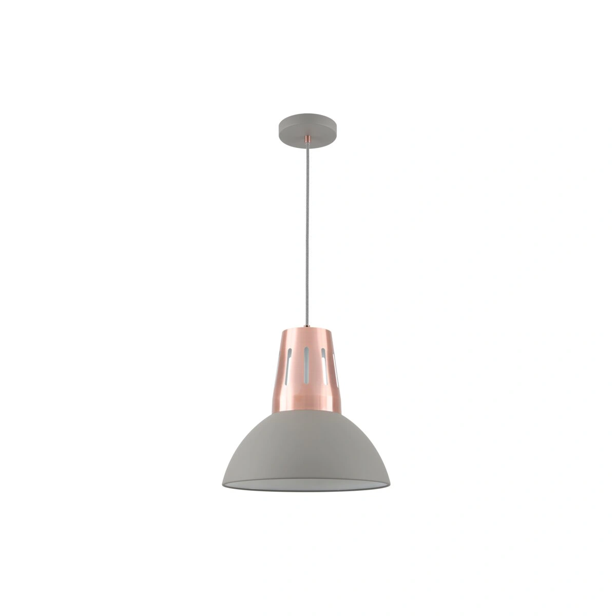 oprawa sufitowa ARTEMIA L 1xE27, szary GTV DECOR