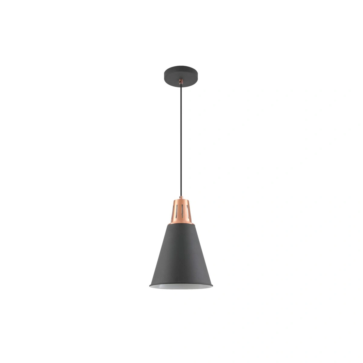 oprawa sufitowa GIANNI 1xE27, czarno-złoty [średnica 22cm] GTV DECOR
