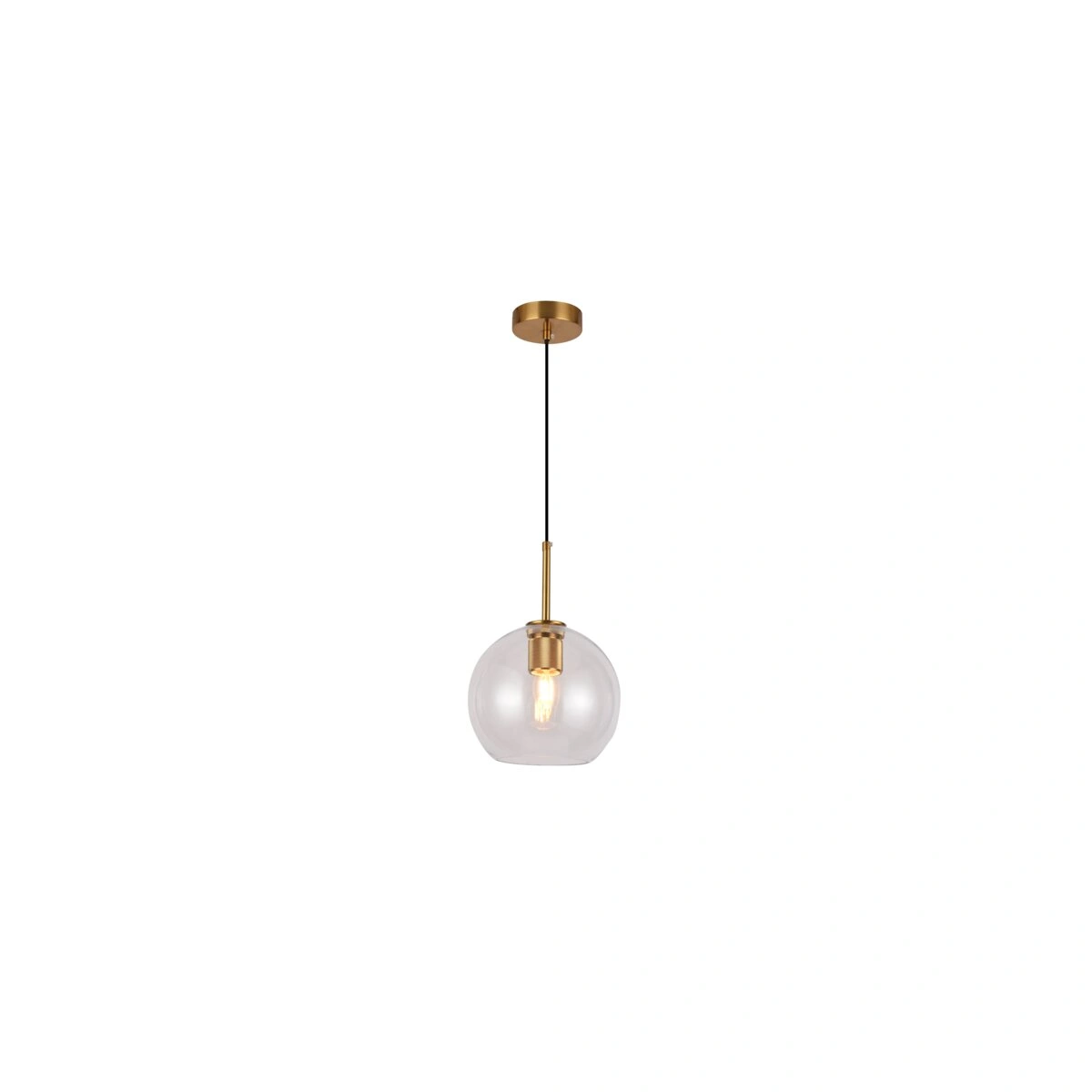 oprawa sufitowa GIGLAS 1xE27, złoty GTV DECOR