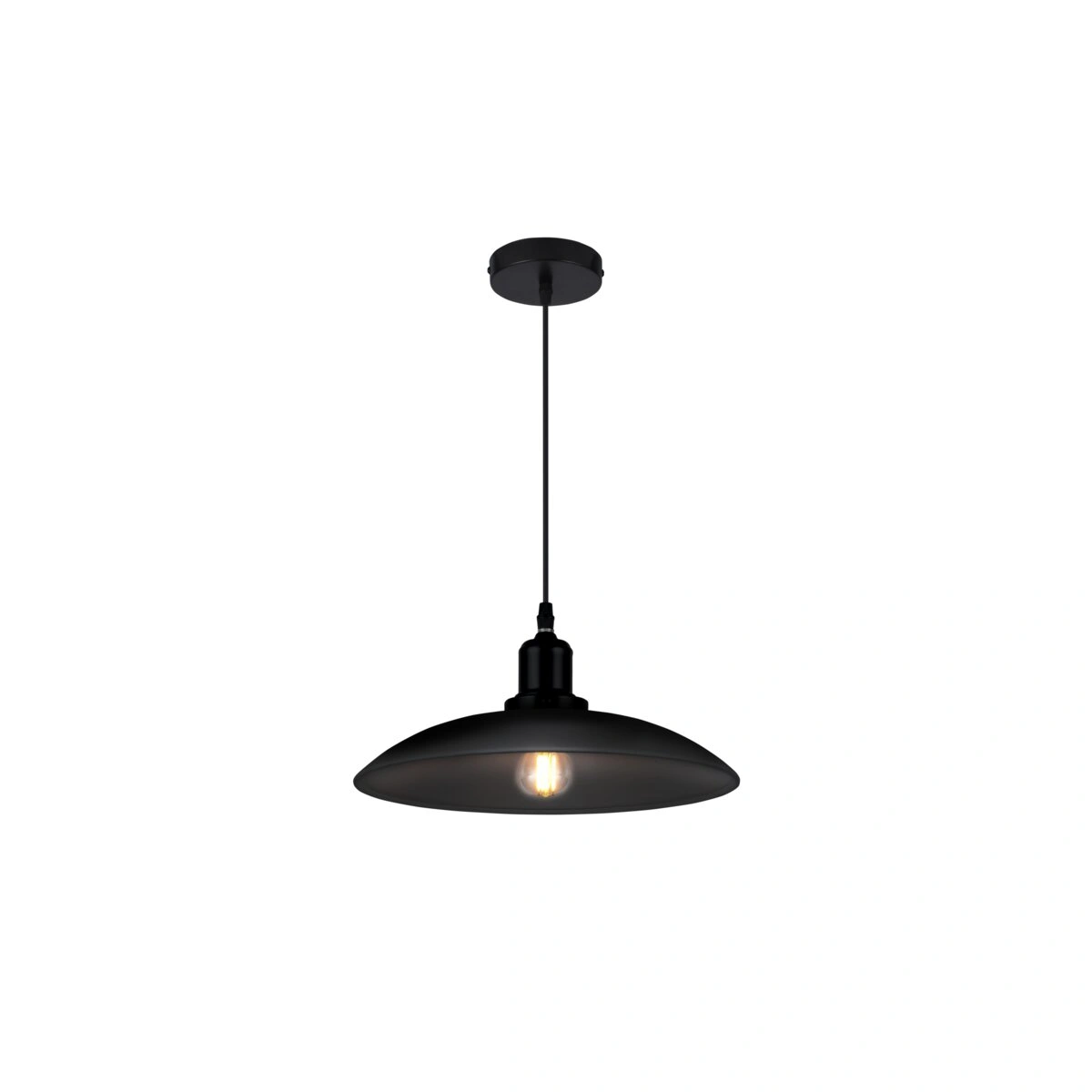 oprawa sufitowa HORIZON 1xE27, czarny GTV DECOR