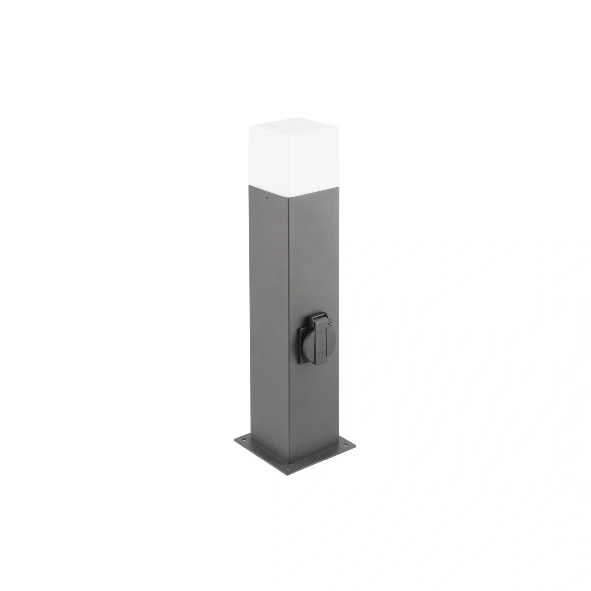 oprawa ogrodowa słupek E27 LARGO-P 50 max.15W IP44, grafit [gniazdo w słupku max.2500W]