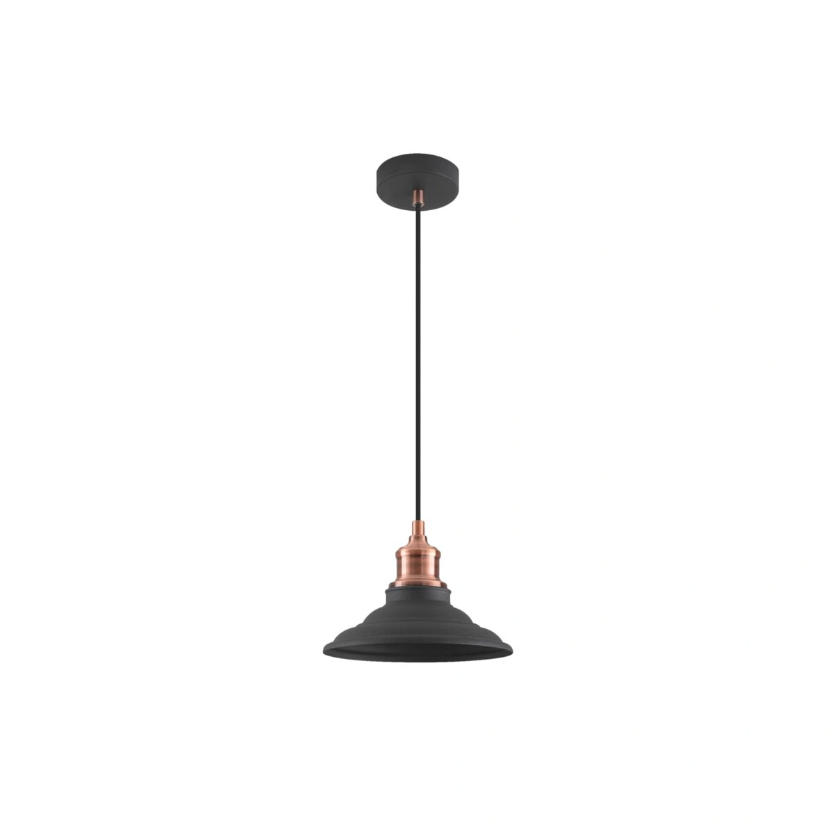 oprawa sufitowa LORET M 1xE27, czarny GTV DECOR