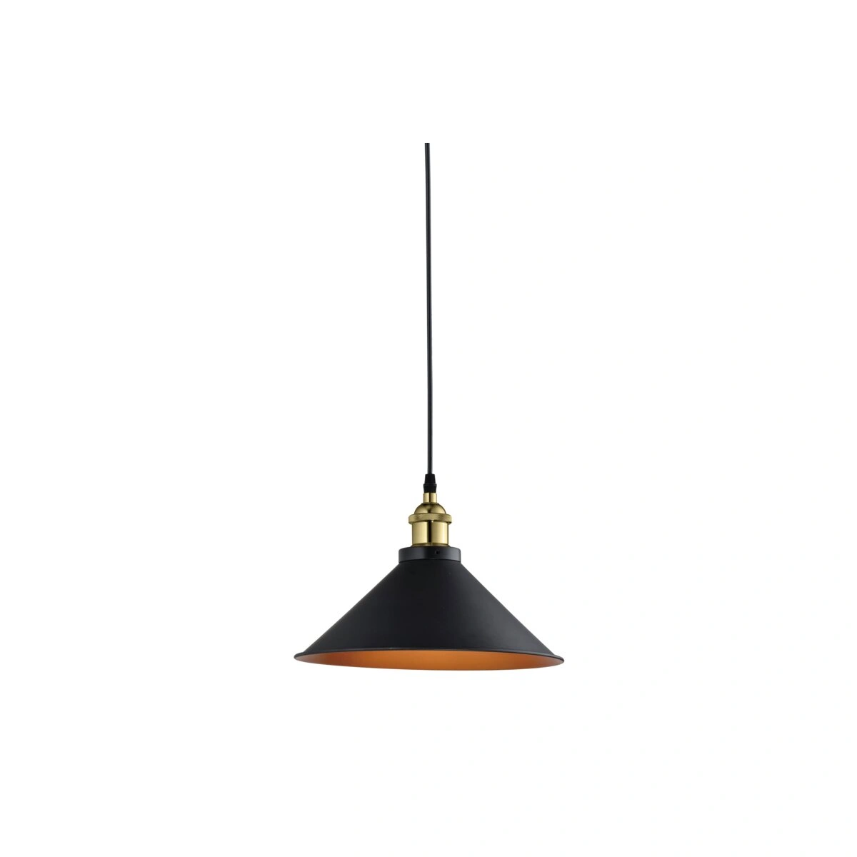 oprawa sufitowa MANI 2, czarno-złoty GTV DECOR