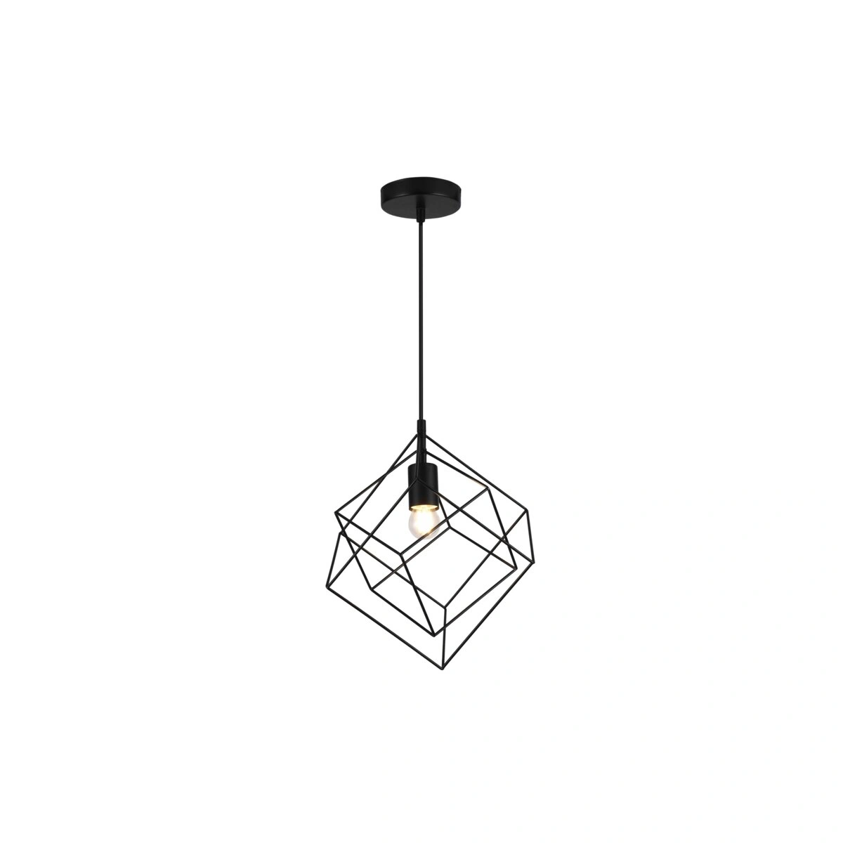 oprawa sufitowa ROSA 1xE27, czarny GTV DECOR