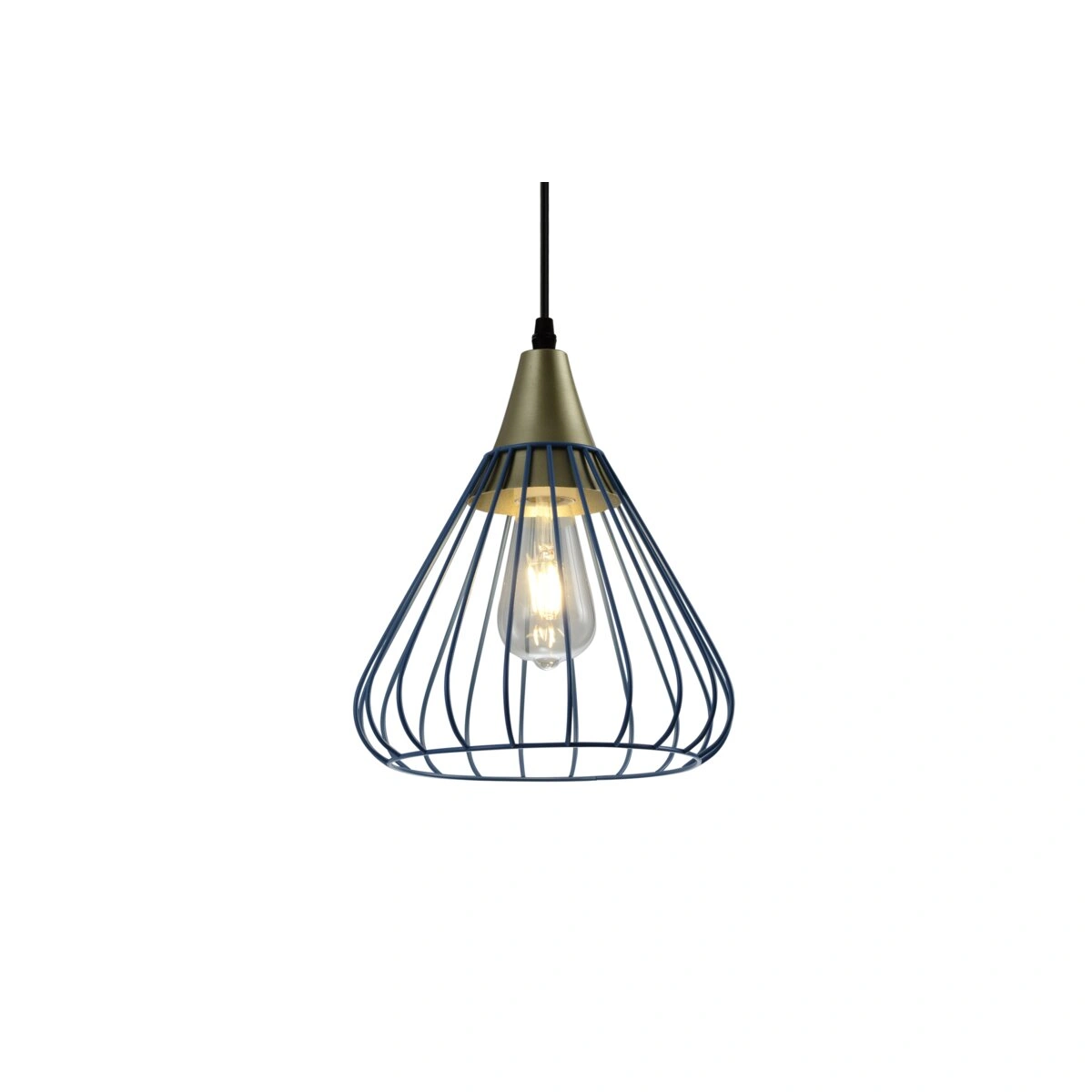 oprawa sufitowa TESS 1xE27, niebieski GTV DECOR