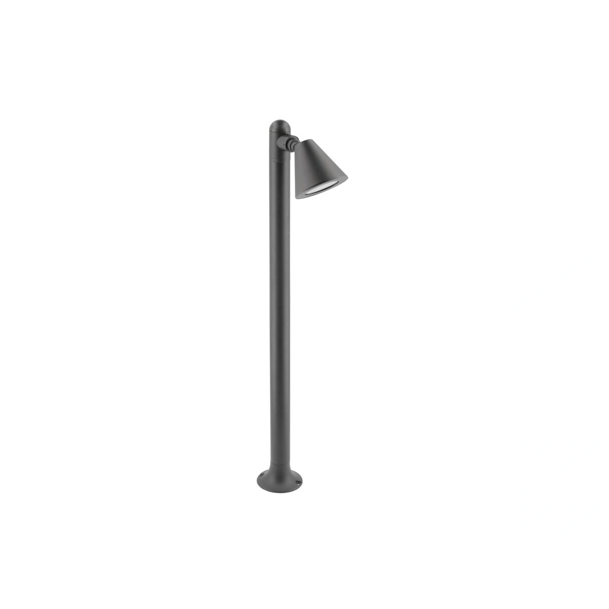 oprawa ogrodowa słupek GU10 LUSTINO-P 50 max.20W IP44, grafit [kinkiet dolny]
